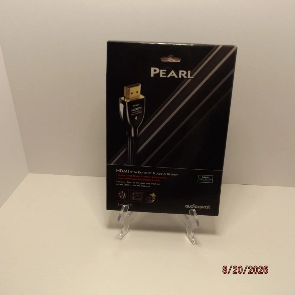 Pearl HDMI with Ethernet and Audio Return, 2m, 6'7